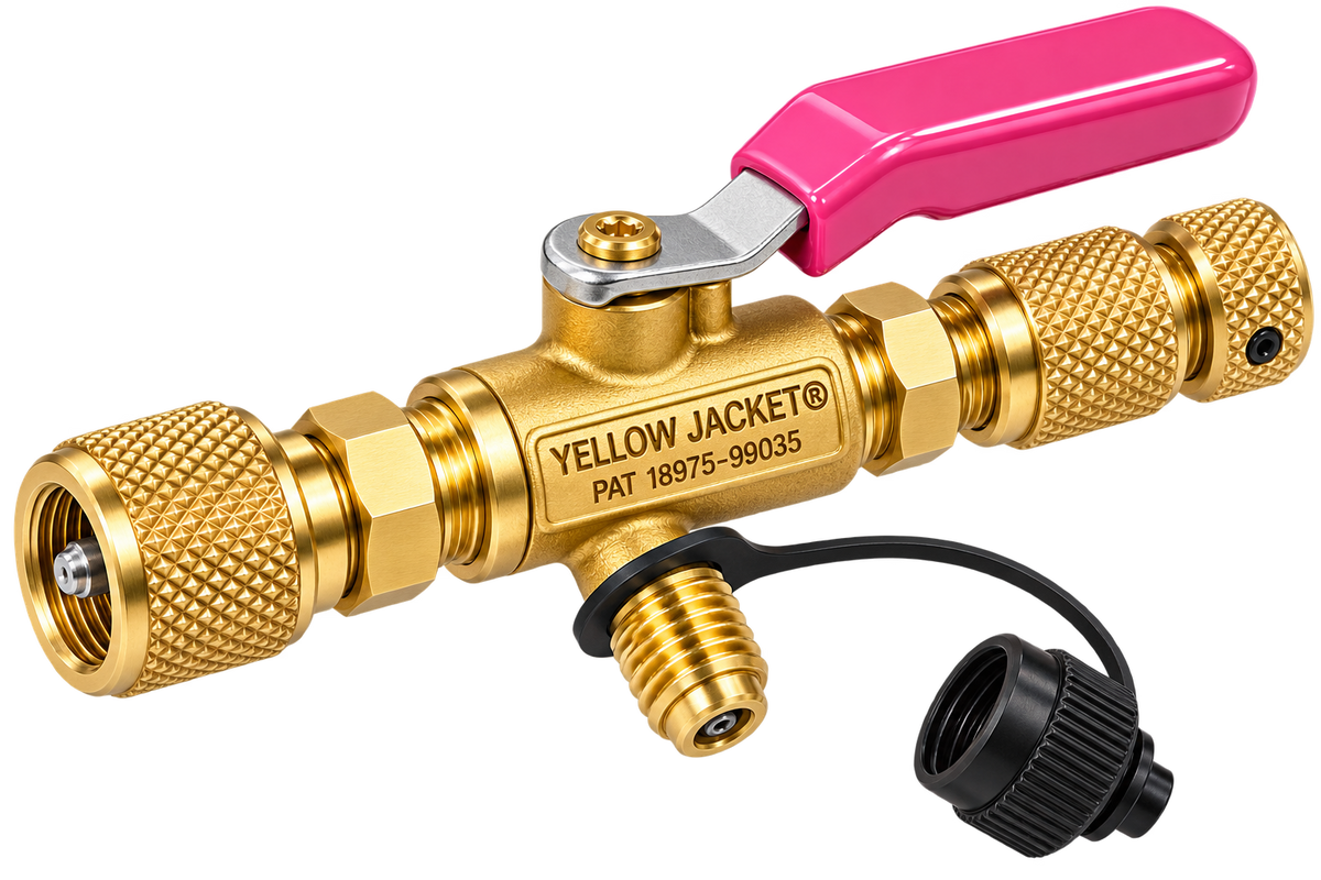 5/16″ x 1/4″ x 1/4″ Vacuum/Charge Valve with Side Port