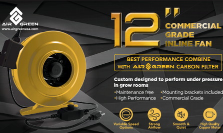 AirGrean 12″ Commercial Inline Fan