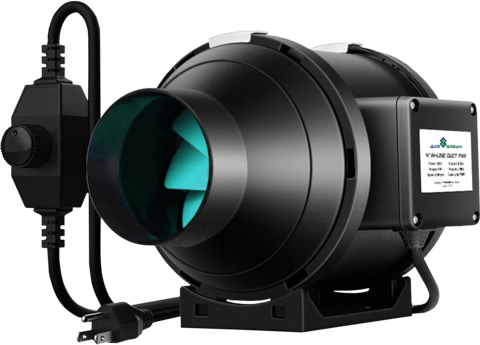 AirGrean 4″ Energy Saving InLine Fan