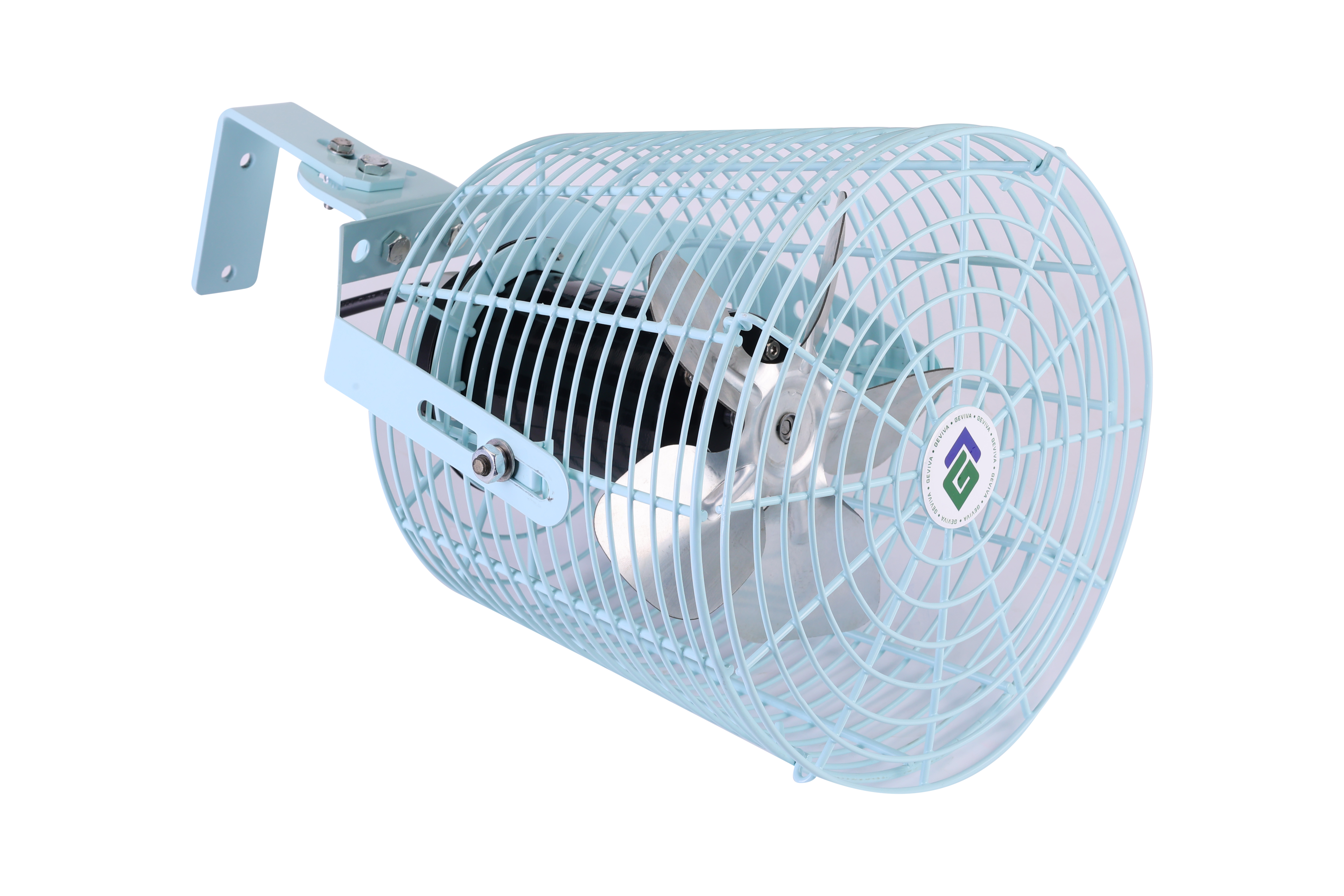 GEVIVA Circulation Fan 8″ 900CFM. 120V~277V. Adjustable 20-100% Speed Control. IP65 Water Resistant