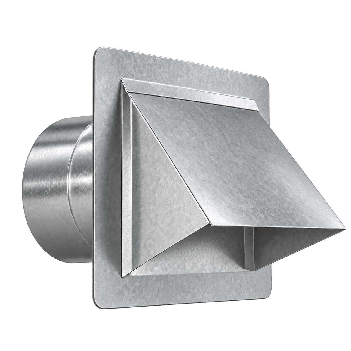 WALL CAP W/1" STUCCO & SCREEN 26GA 4"