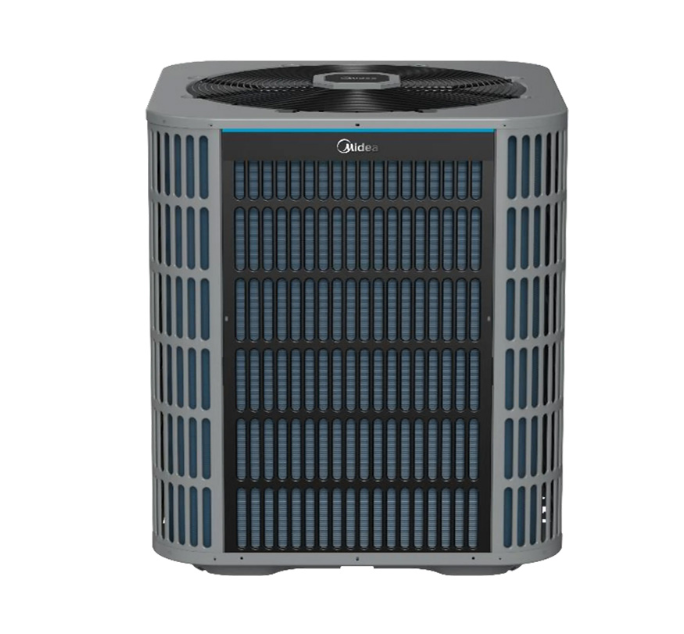 Mitsubishi air conditioning unit on a white background