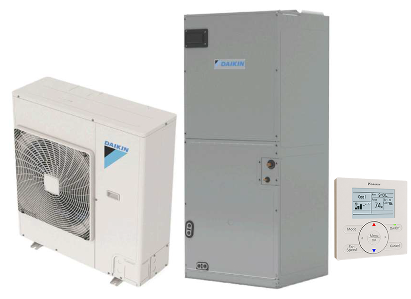 Daikin SkyAir 1.5 Ton Heat Pump Set with Wired Navigation Remote Controller - R410 - 230V