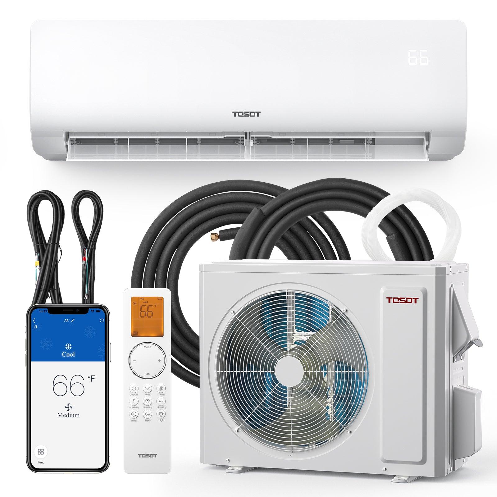 TOSOT 12000 Btu 17 SEER2 Mini Split Sets Wifi 15ft lineset - R32 - 115V